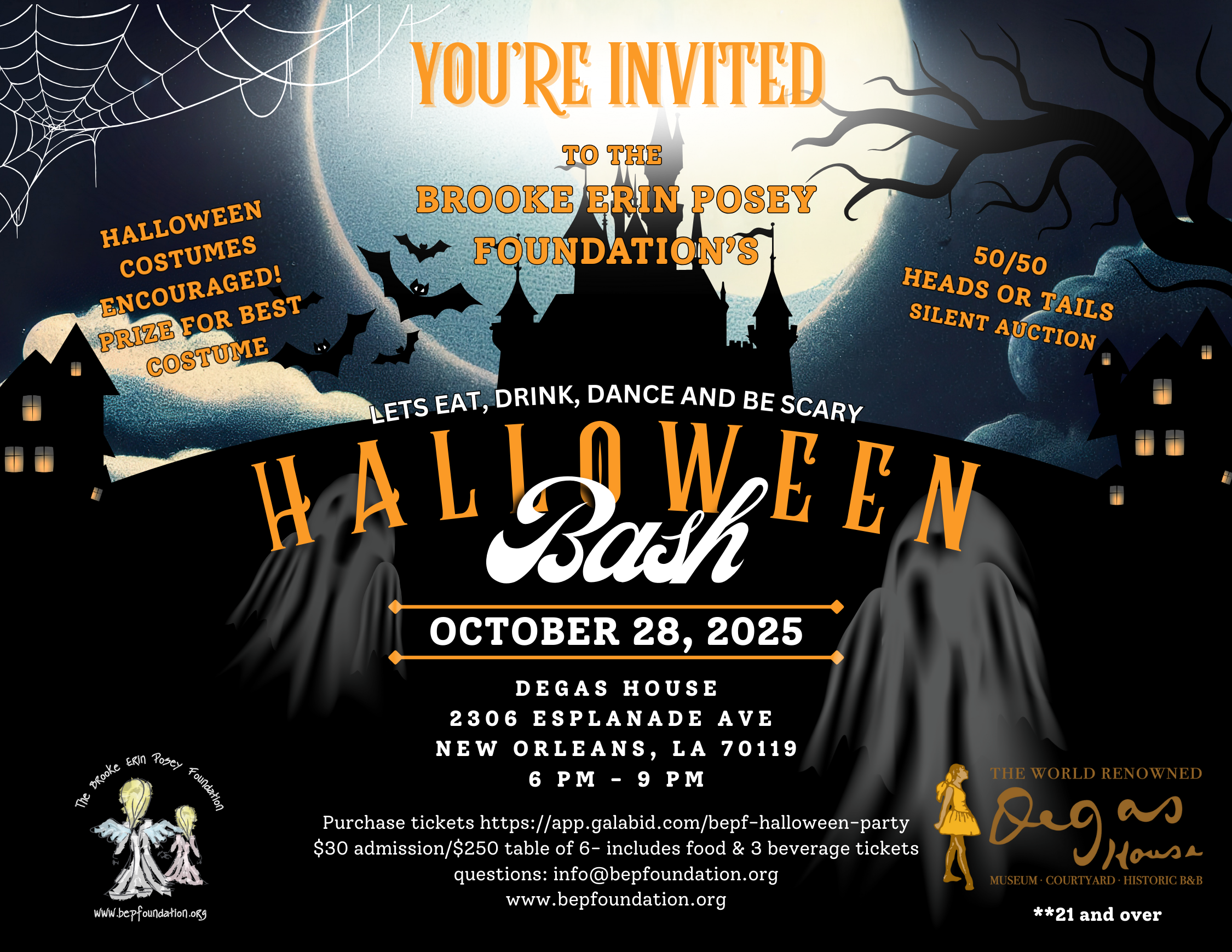 2025 Hallween Bash flyer front